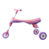 Triciclo Infantil Dobravel Rosa