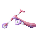 Triciclo Infantil Dobrável Rosa E Lilás Clingo