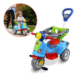 Triciclo Infantil Empurrador Motoca Passeio Bebê Velotrol