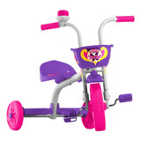 Triciclo Infantil Menina Menino Ultra Bikes Branco Roxo