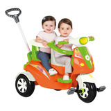 Triciclo Infantil Moto Dupla