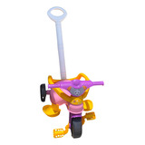 Triciclo Infantil Motoca Velotrol Com Empurrador Menino Bebê