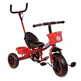 TRICICLO INFANTIL PASSEIO PEDAL 2 EM 1 CESTO MEGA COMPRAS