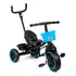Triciclo Infantil Pedal 2 Em 1 Cesto E Haste Mega Compras Cor Azul