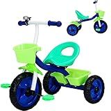 Triciclo Infantil Pedal Passeio 3 Rodas Jony Até 25Kg Baby Style Verde 
