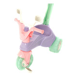 Triciclo Infantil Star Girl Roxo Barulho De Buzina Cotiplás