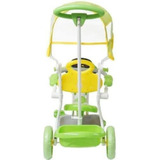 Triciclo Infantil Verde Com Cobertura E