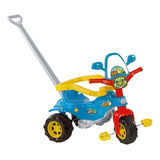 Triciclo Kids Infantil Motoca Velotrol Menino Azul Dino Som