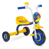 Triciclo Masculino Em Aluminio Azul amarelo Motoca Infantil