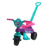 Triciclo Motoca Bebe Com Guia Passeio E Pedal C Protetor