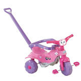 Triciclo Motoca Bebê Pets Rosa Menina