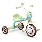 Triciclo Motoca Infantil Modelo Baby Nathor Aluminio Verde