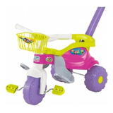 Triciclo Motoca Infantil Tico Tico Festa Rosa Com Aro