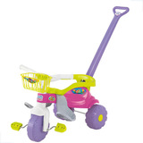 Triciclo Motoca Infantil Tonquinha Com Proteção E Empurrador