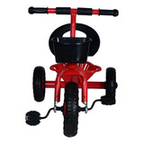 Triciclo Motoquinha Duas Cesta Vermelho Velocipede Infantil