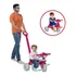 Triciclo Mototico - Passeio E Pedal - Rosa - Bandeirante