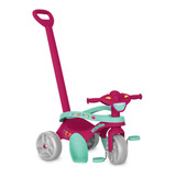 Triciclo Mototico Passeio E Pedal Rosa Bandeirante 693