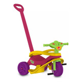 Triciclo Mototico Passeio Pedal Rosa Bandeirante 760