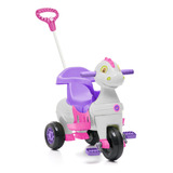 Triciclo Passeio E Pedal Didino Calesita Motoca Dino Rosa