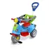 Triciclo Passeio Infantil Com Empurrador Avespa Azul Maral Colorido