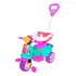 Triciclo Passeio Infantil Com Empurrador Avespa Rosa Maral