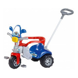 Triciclo Tico Tico Zoom Policia Com Capacete Luz E Som Magic