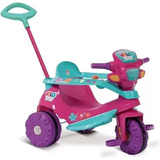 Triciclo Velobaby Passeio Pedal Rosa Bandeirante
