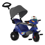 Triciclo Velobaby Reclinável Passeio Pedal Azul Bandeirante