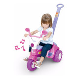 Triciclo Velotrol Infantil Baby Music Rosa