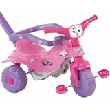 Triciclo Velotrol Infantil Motoca Totoca Tico Tico Pets Rosa