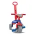 Triciclo Velotrol Tchuco Heróis Super Teia E Haste Azul E Vermelho Samba Toys