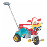 Triciclo Zoom Max Multifuncional Magic Toys Versátil Com Aro Tico tico Zoom Max Azul E Vermelho