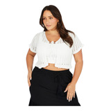Tricot Bolero Cropped Blusa