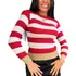 Tricot Listrado Feminino Tendencia Confortavel Estiloso