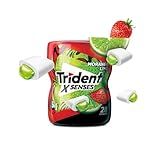 Trident Chiclete Xsenses Morango Lime Sem Açúcar Garrafa 54G