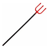 Tridente Garfo Diabinha Fantasia Halloween Festa Carnaval Cor Vermelho