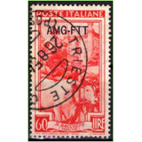 Trieste Zona A Profissões Com Sobre Estampa 1950
