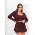 Trijunto De Short E Saia Com Max Blazer Slim
