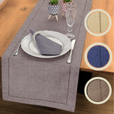 Trilho Caminho De Mesa Glamour Liso 40cm X 1 80m Argivai