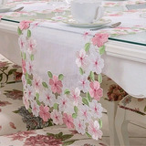 Trilho Caminho De Mesa Jardim Bordado 40x220cm Argivai