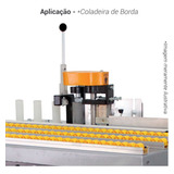Trilho Com Roletes P Coladeira De Borda Esquadrejadeiras