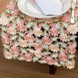 Trilho De Mesa Bordado Requinte Luxo 40x140cm Argivai