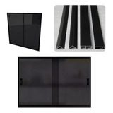 Trilho De Pia Cantoneiras Acessorios Preto 1 50 X 1 20 M