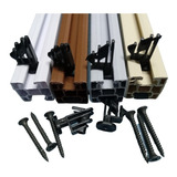 Trilho guia P Porta Sanfonada De Pvc 0 70mt Branco 6 Pino