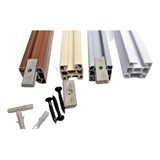 Trilho Guia P Porta Sanfonada De Pvc 0 82mt Cinza 3 Sup