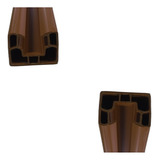 Trilho Guia Porta Sanfonada Bcf 083cm Cerejeira