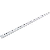 Trilho Simples Em Aço Para Prateleira 100cm Branco