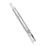 Trilho Telescópico Largo 45x300mm Zincado Branco - Soprano