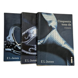 Trilogia Cinquenta Tons De Cinza Autor E L James Ficção Americana Box Usado Em Ótimo Estado