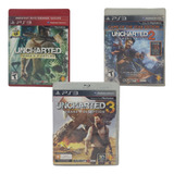 Trilogia Uncharted 1 + 2 + 3 - Game Of The Year Ps3 Físico